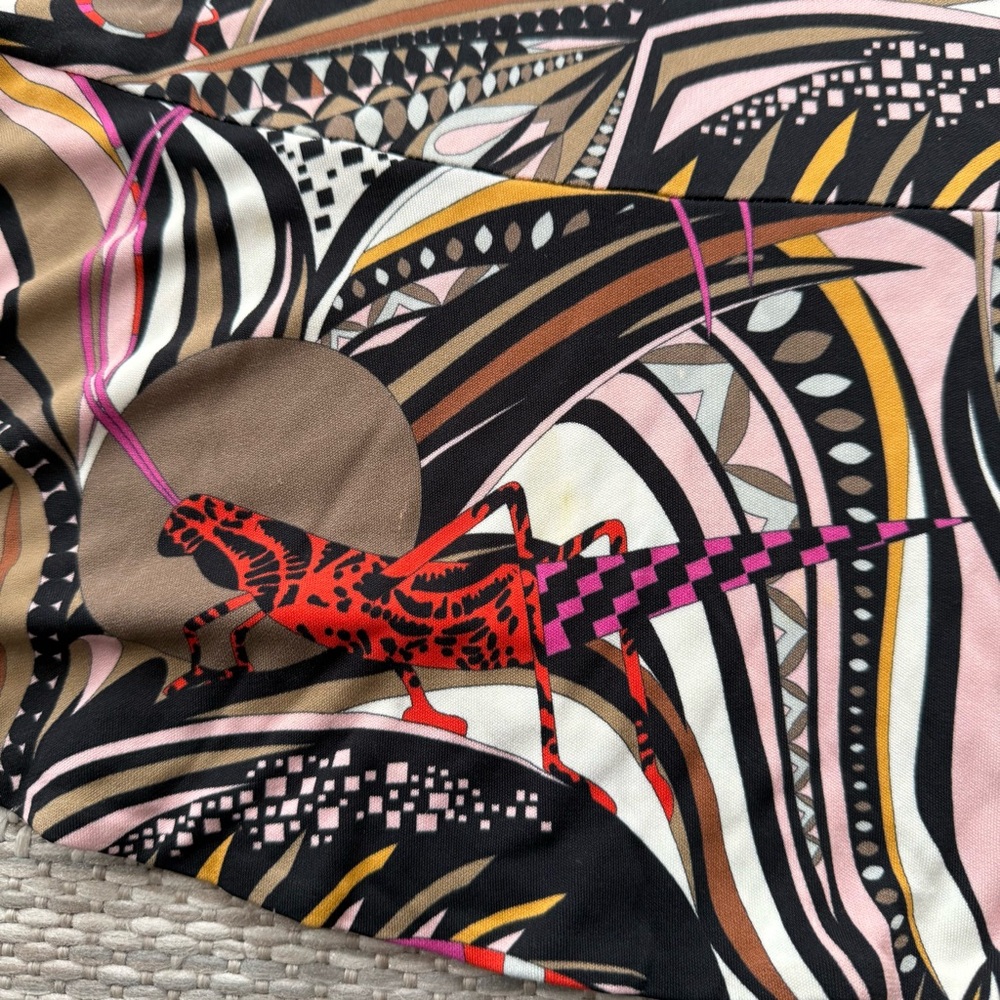 EMILIO PUCCI grasshopper brown dress size 6 / 36 made in Italy - Picture 5 of 10